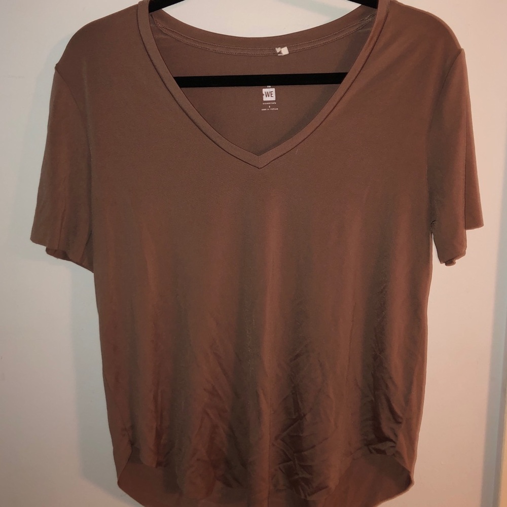 Soft burnt purple colored tee